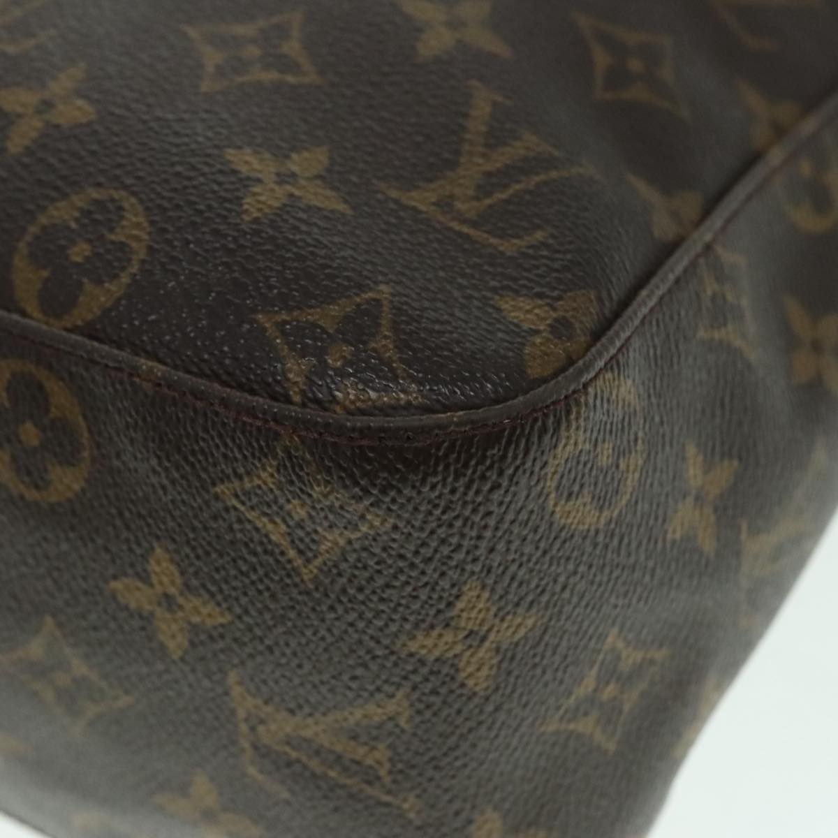 LOUIS VUITTON Monogram Looping GM Shoulder Bag M51145 LV Auth 93742