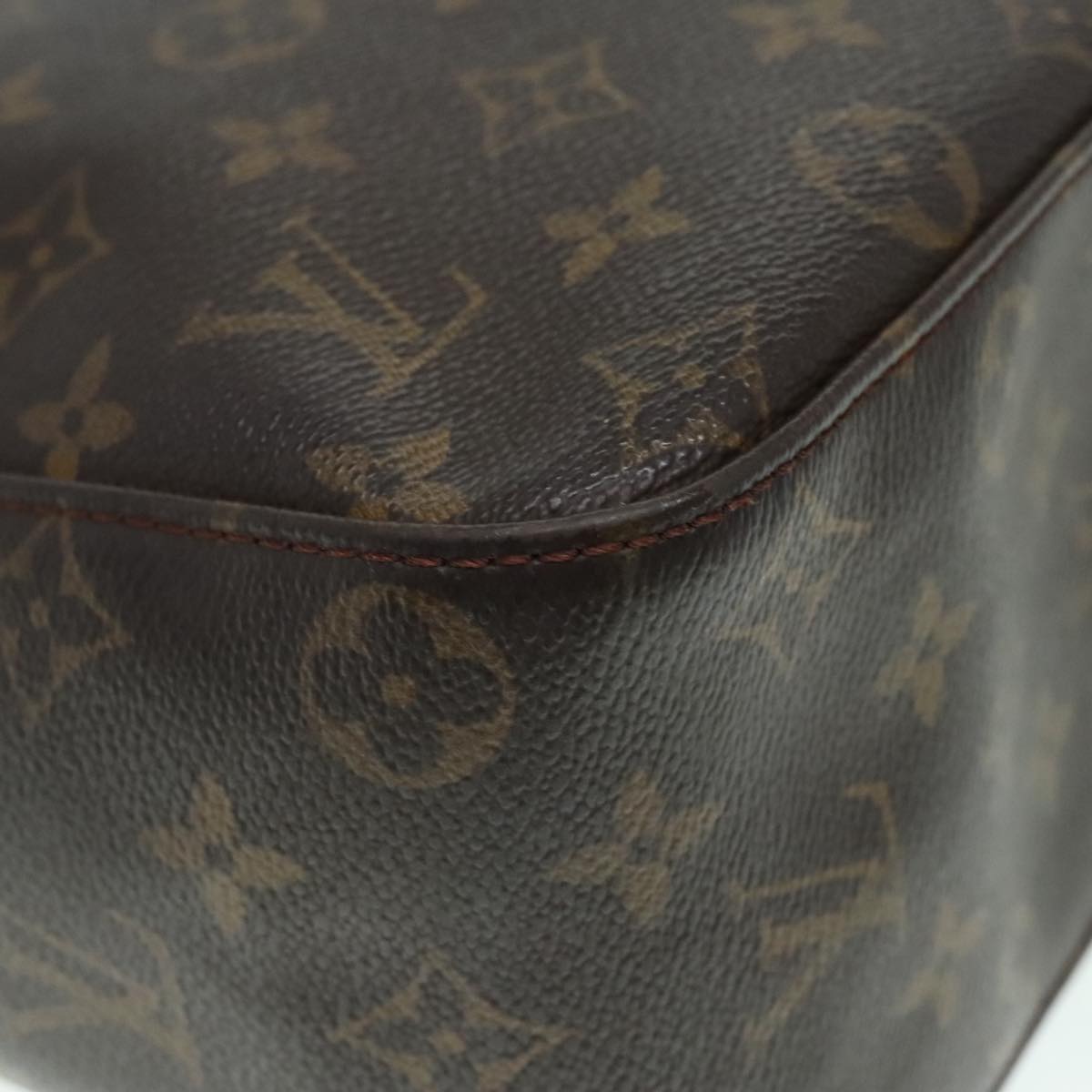 LOUIS VUITTON Monogram Looping GM Shoulder Bag M51145 LV Auth 93743