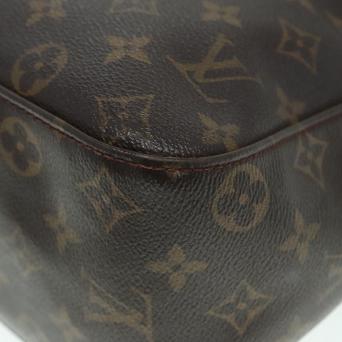 LOUIS VUITTON Monogram Looping GM Shoulder Bag M51145 LV Auth 93743