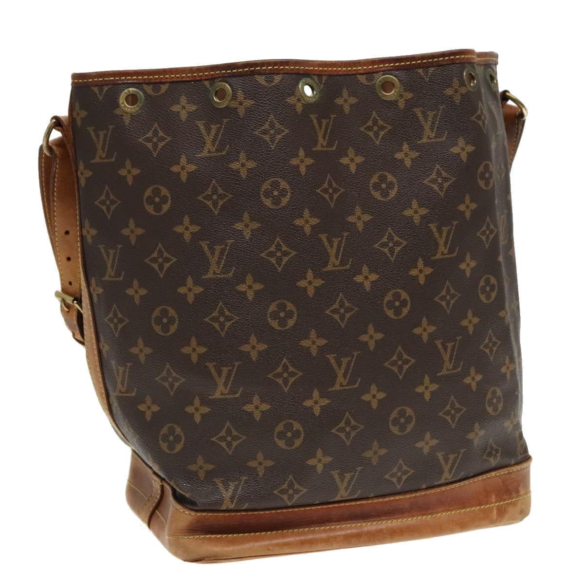 LOUIS VUITTON Monogram Noe Shoulder Bag M42224 LV Auth 93744