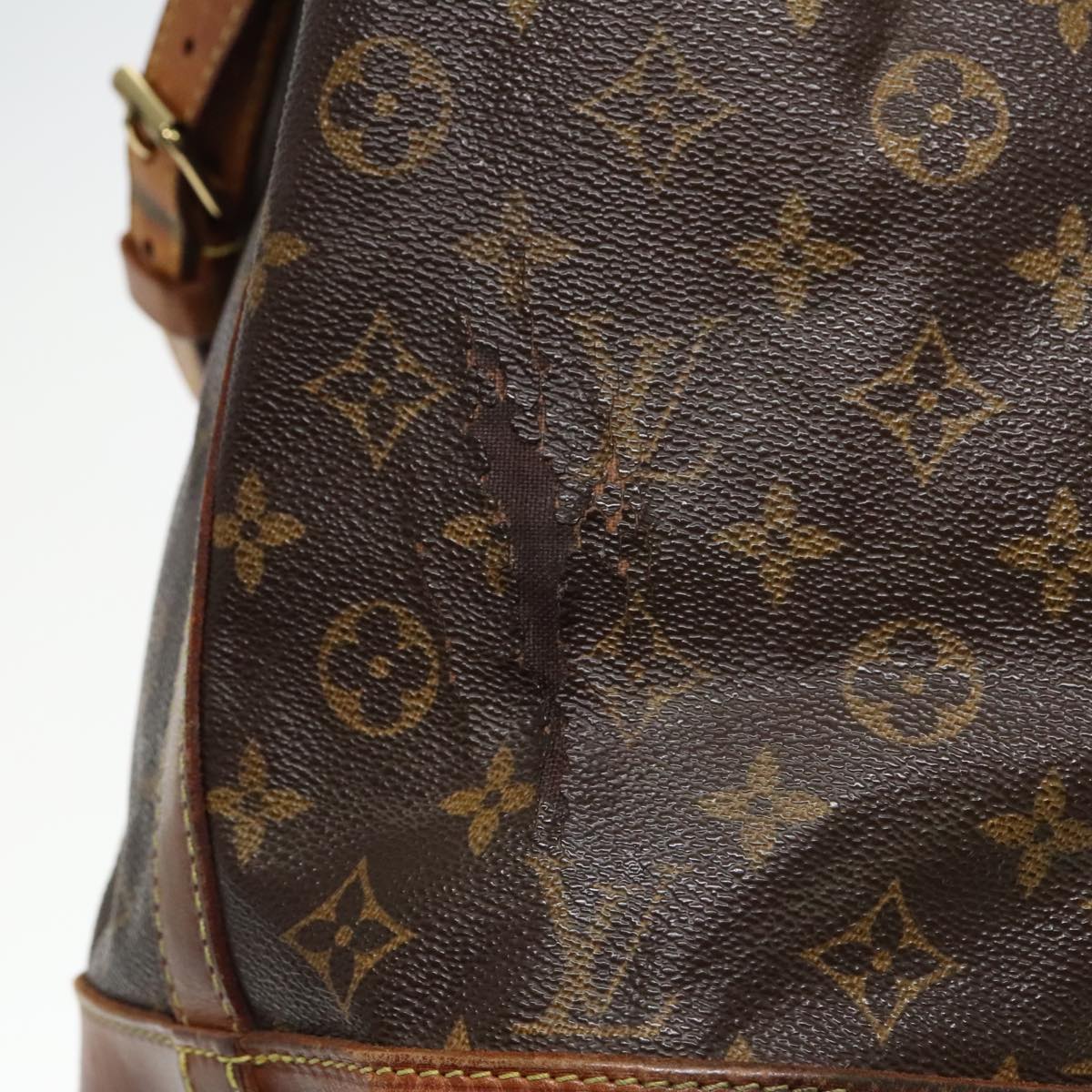 LOUIS VUITTON Monogram Noe Shoulder Bag M42224 LV Auth 93744