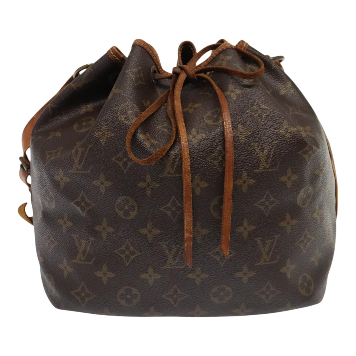 LOUIS VUITTON Monogram Petit Noe Shoulder Bag M42226 LV Auth 93746