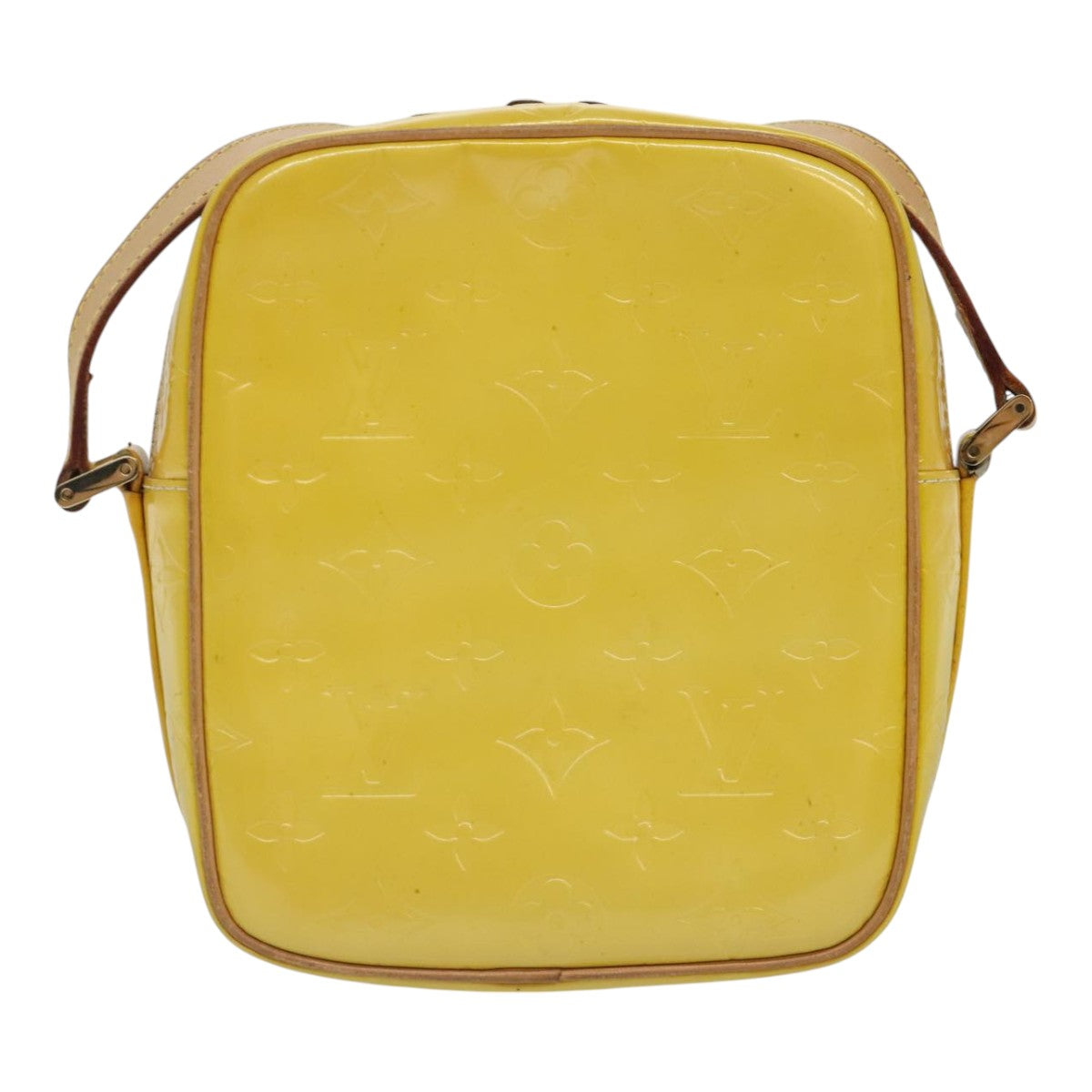 LOUIS VUITTON Monogram Vernis Wooster Shoulder Bag Yellow M91075 LV Auth 93762 - 0