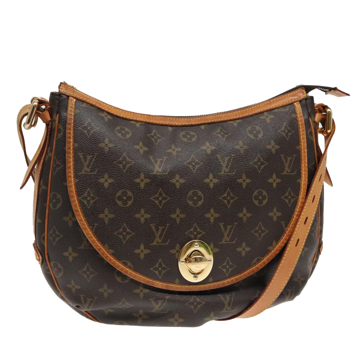 LOUIS VUITTON Monogram Tolum GM Shoulder Bag M40075 LV Auth 93769