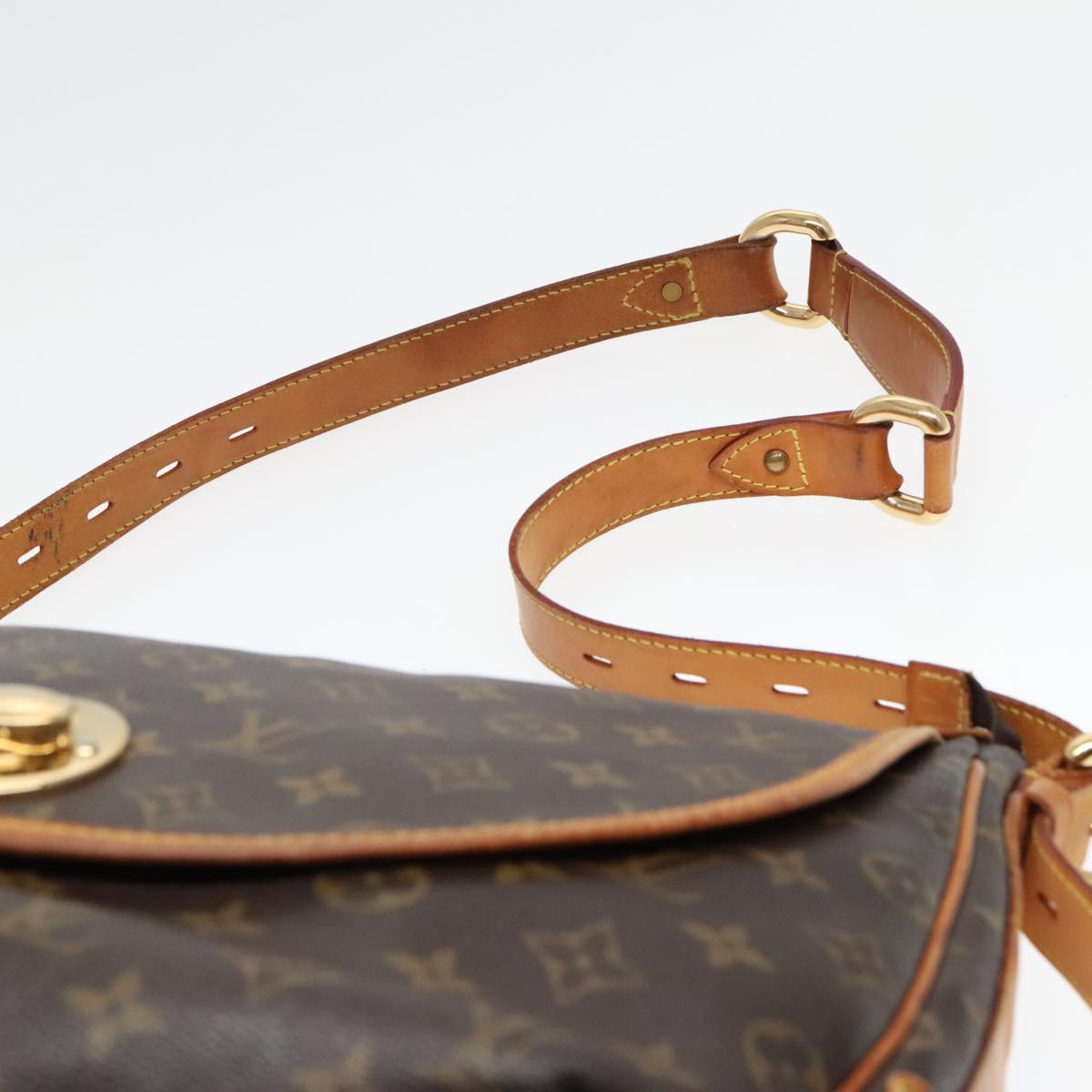 LOUIS VUITTON Monogram Tolum GM Shoulder Bag M40075 LV Auth 93769