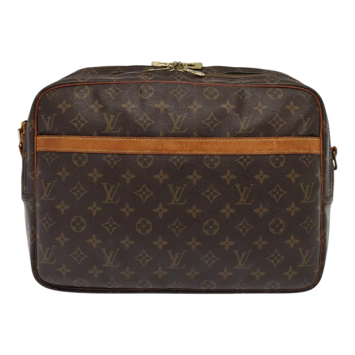 LOUIS VUITTON Monogram Reporter GM Shoulder Bag M45252 LV Auth 93786