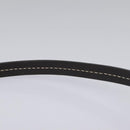 CELINE Macadam Canvas Accessory Pouch PVC Leather White Gold Auth 93826AV-14