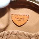 CELINE Macadam Canvas Shoulder Bag PVC Leather Brown Gold Auth 93827-18