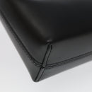 Salvatore Ferragamo Gancini Hand Bag Leather Black Auth 93834AM-17