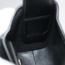 Salvatore Ferragamo Gancini Hand Bag Leather Black Auth 93834AM-21