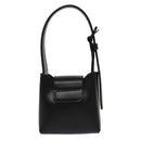 Salvatore Ferragamo Gancini Hand Bag Leather Black Auth 93834AM-2