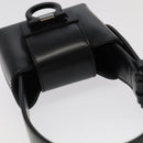 Salvatore Ferragamo Gancini Hand Bag Leather Black Auth 93834AM-6