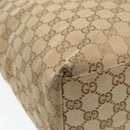 GUCCI GG Canvas Tote Bag Beige 155524 Auth 93858-16