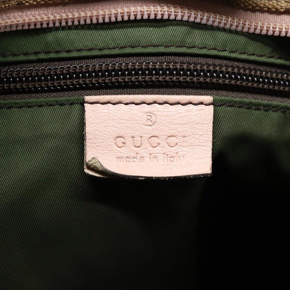 GUCCI GG Canvas Tote Bag Beige 155524 Auth 93858