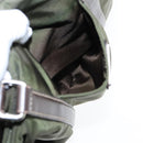 PRADA Hand Bag Nylon 2way Khaki Auth 93872-24