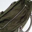 PRADA Hand Bag Nylon 2way Khaki Auth 93872-6