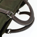 PRADA Hand Bag Nylon 2way Khaki Auth 93872-7