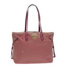 PRADA Tote Bag Nylon Pink Auth 93878-1