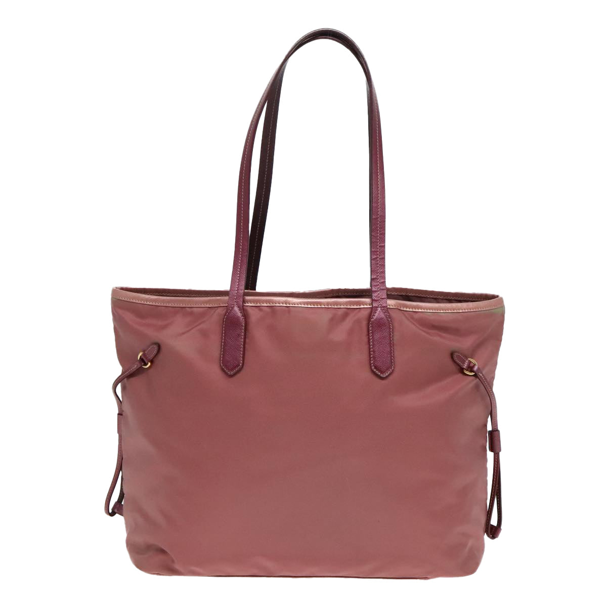 PRADA Tote Bag Nylon Pink Auth 93878 - 0