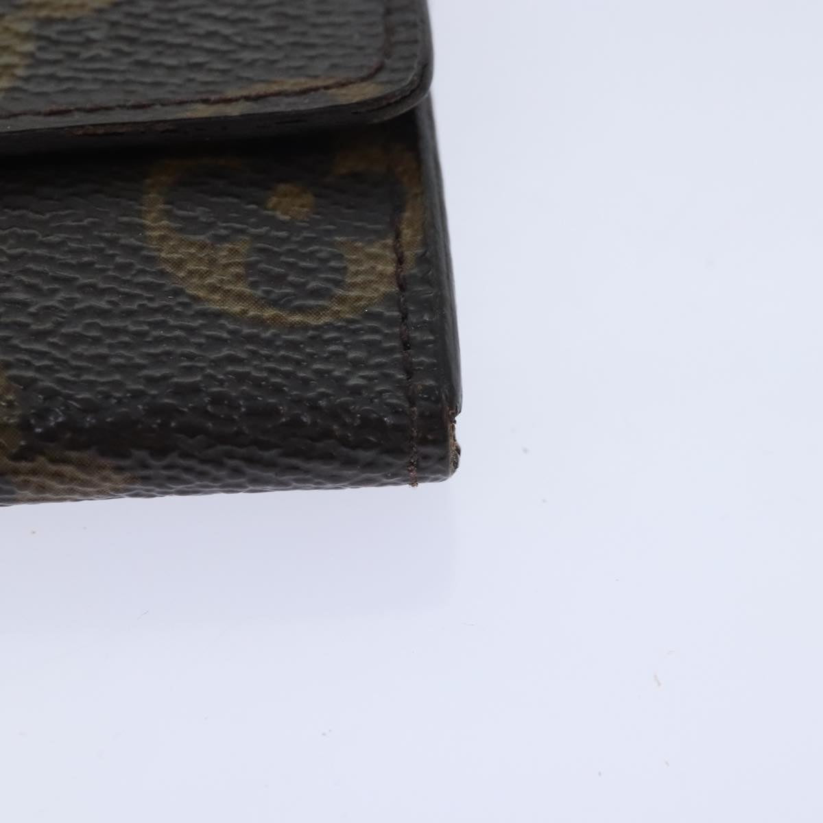 LOUIS VUITTON Monogram Porte Monnaie Plat Coin Purse M61930 LV Auth 93880