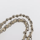 CHANEL Chain Shoulder Bag Leather White CC Auth 93890-8