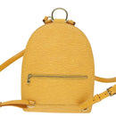 LOUIS VUITTON Epi Mabillon Backpack Yellow M52239 LV Auth 93891-2