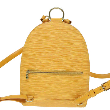 LOUIS VUITTON Epi Mabillon Backpack Yellow M52239 LV Auth 93891 - 0