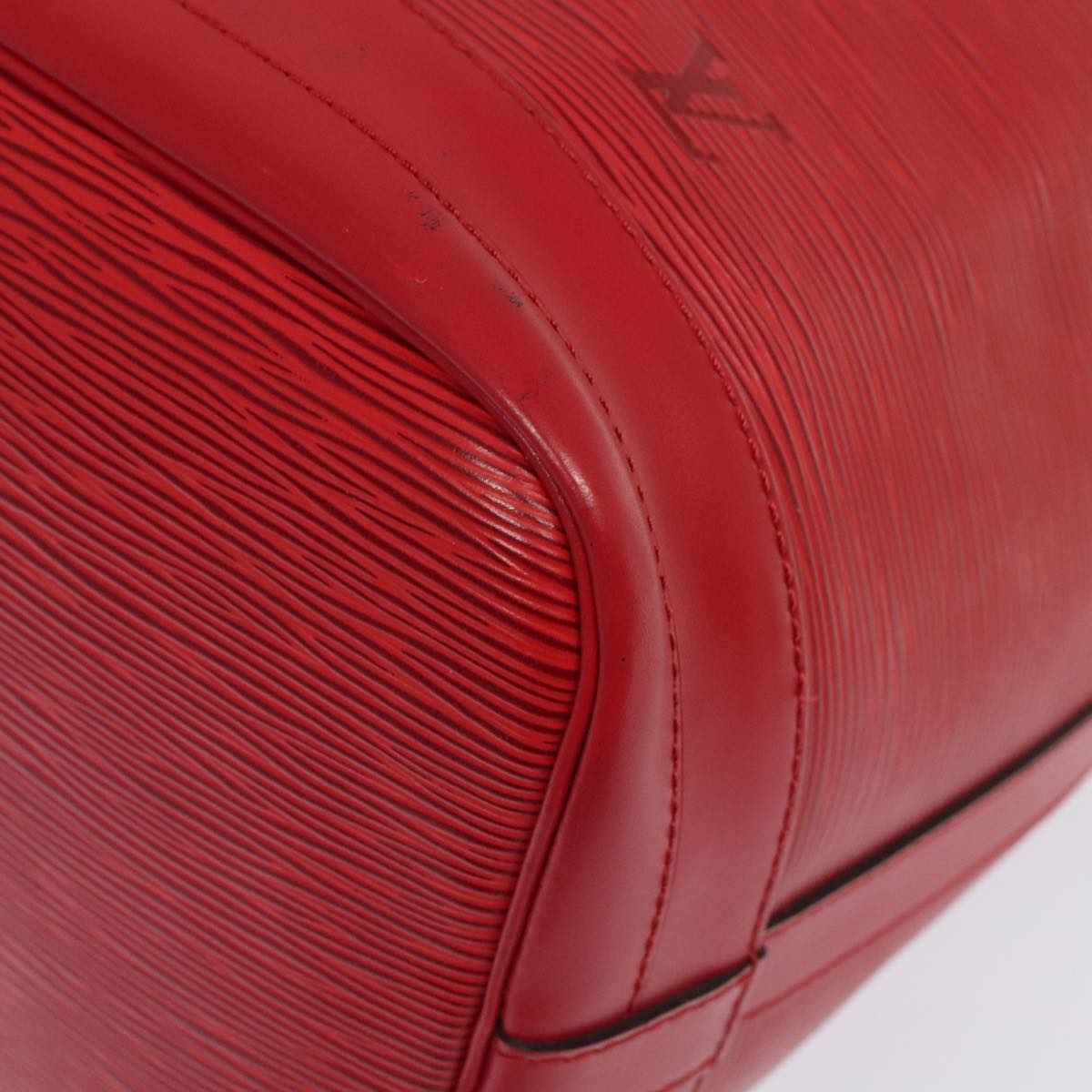 LOUIS VUITTON Epi Noe Shoulder Bag Red M44007 LV Auth 93893