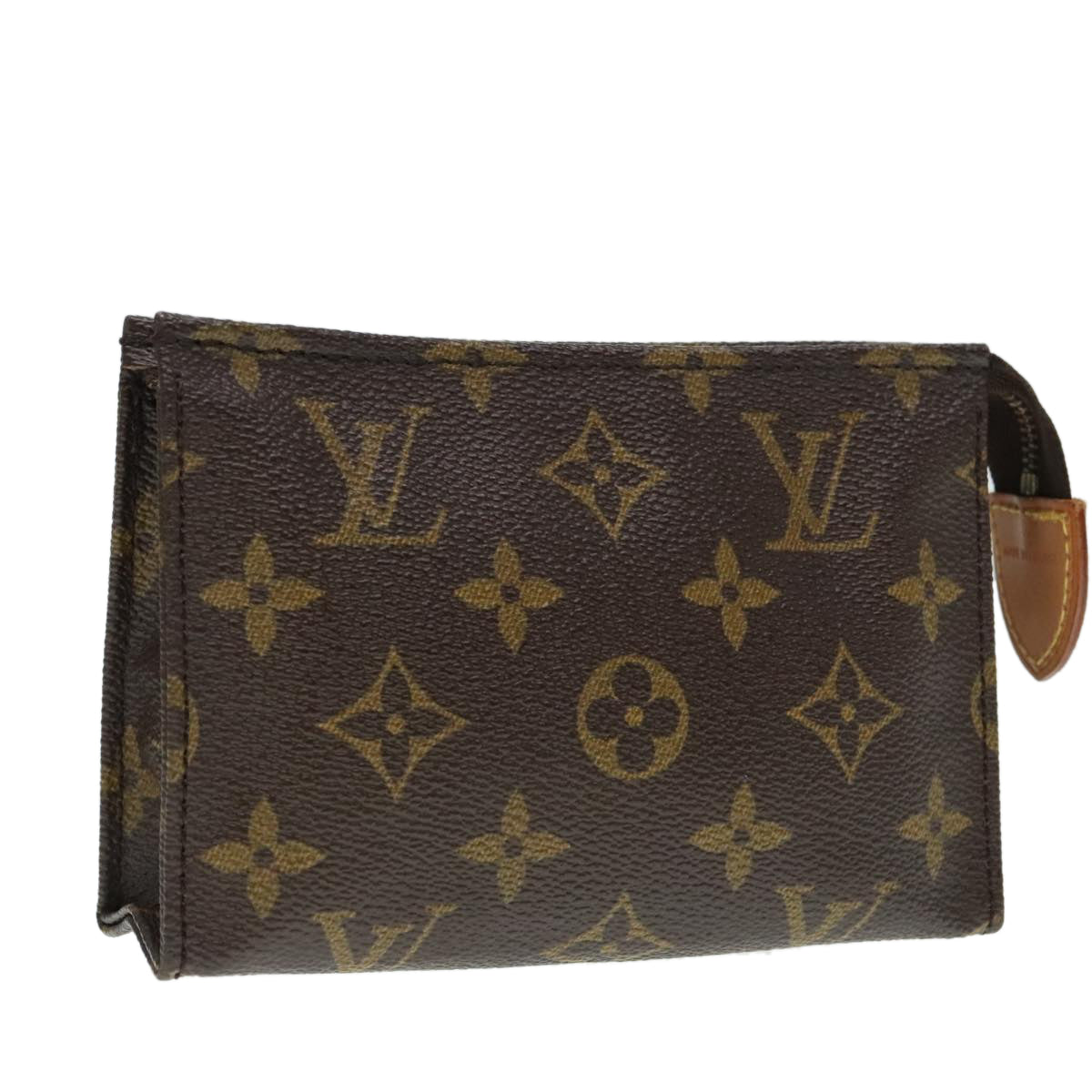 LOUIS VUITTON Monogram Poche Toilette 15 Pouch M47546 LV Auth 93926