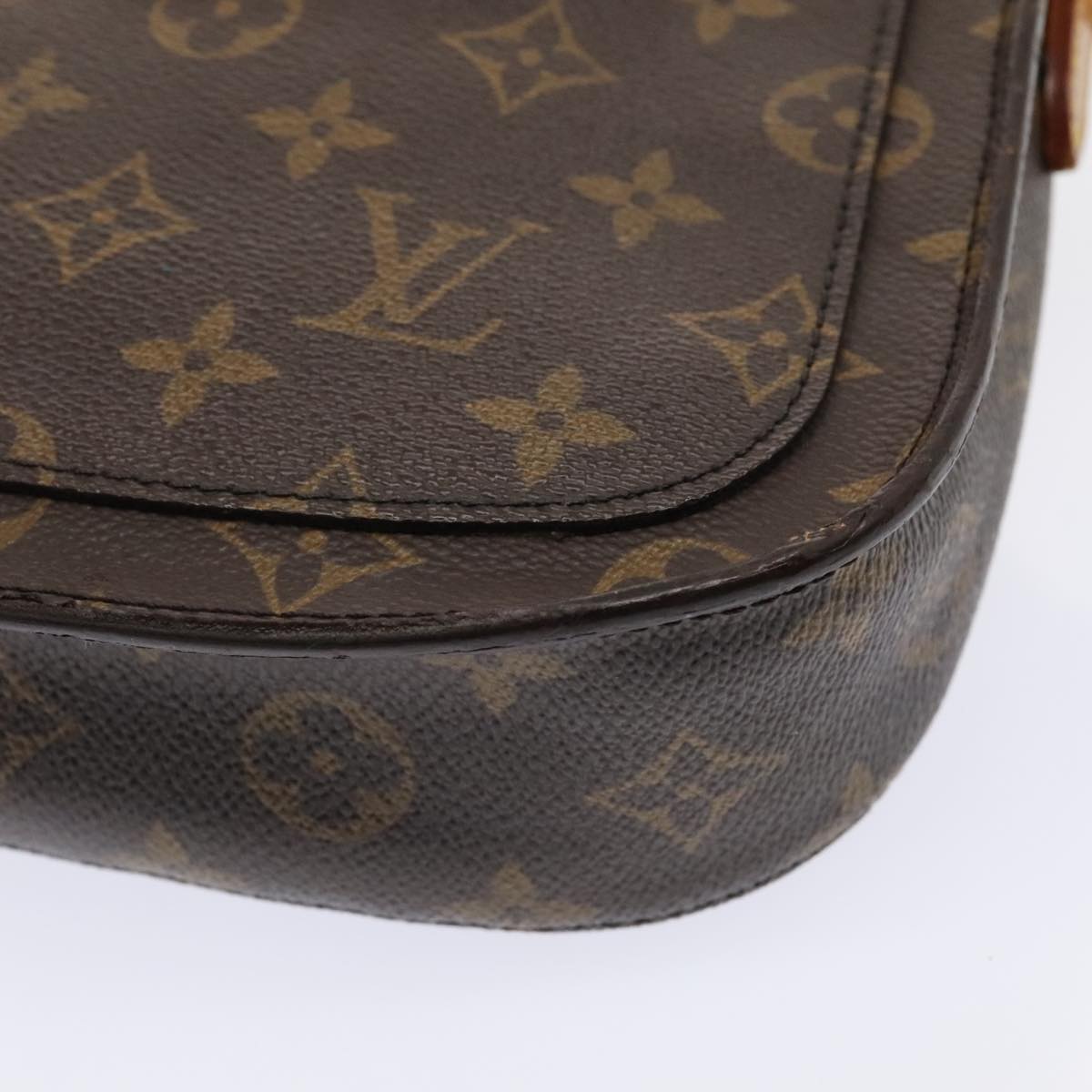 LOUIS VUITTON Monogram Saint Cloud MM Shoulder Bag M51243 LV Auth 93930