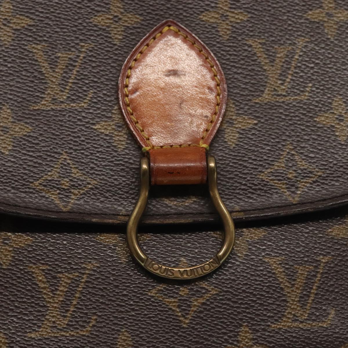 LOUIS VUITTON Monogram Saint Cloud MM Shoulder Bag M51243 LV Auth 93930