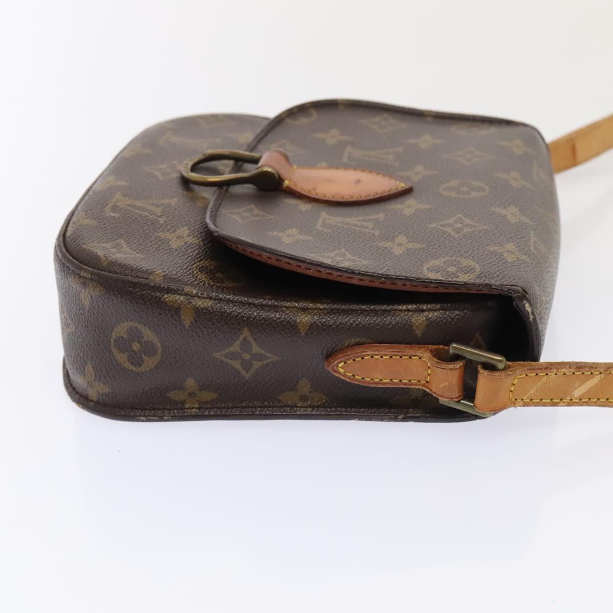 LOUIS VUITTON Monogram Saint Cloud MM Shoulder Bag M51243 LV Auth 93930