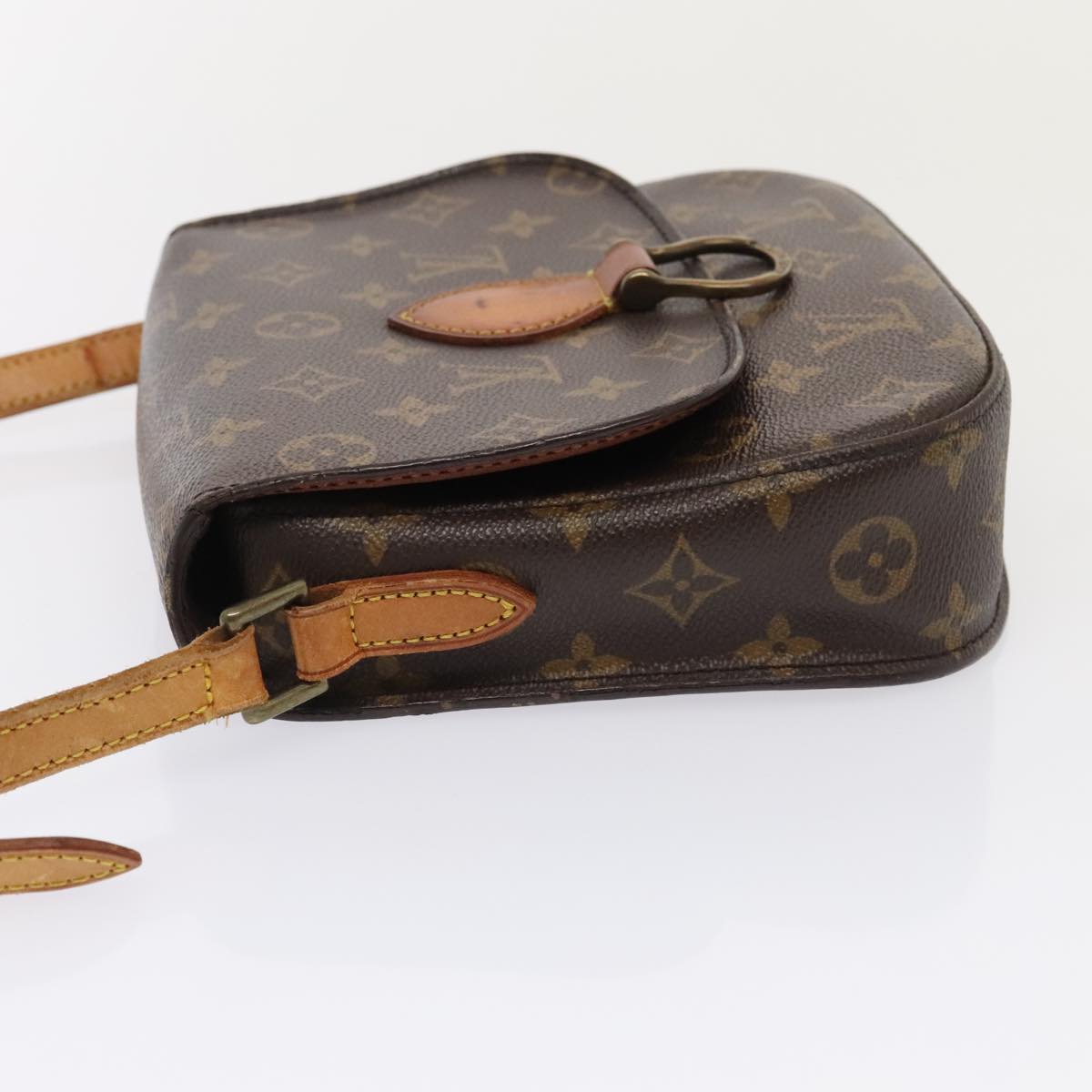 LOUIS VUITTON Monogram Saint Cloud MM Shoulder Bag M51243 LV Auth 93930