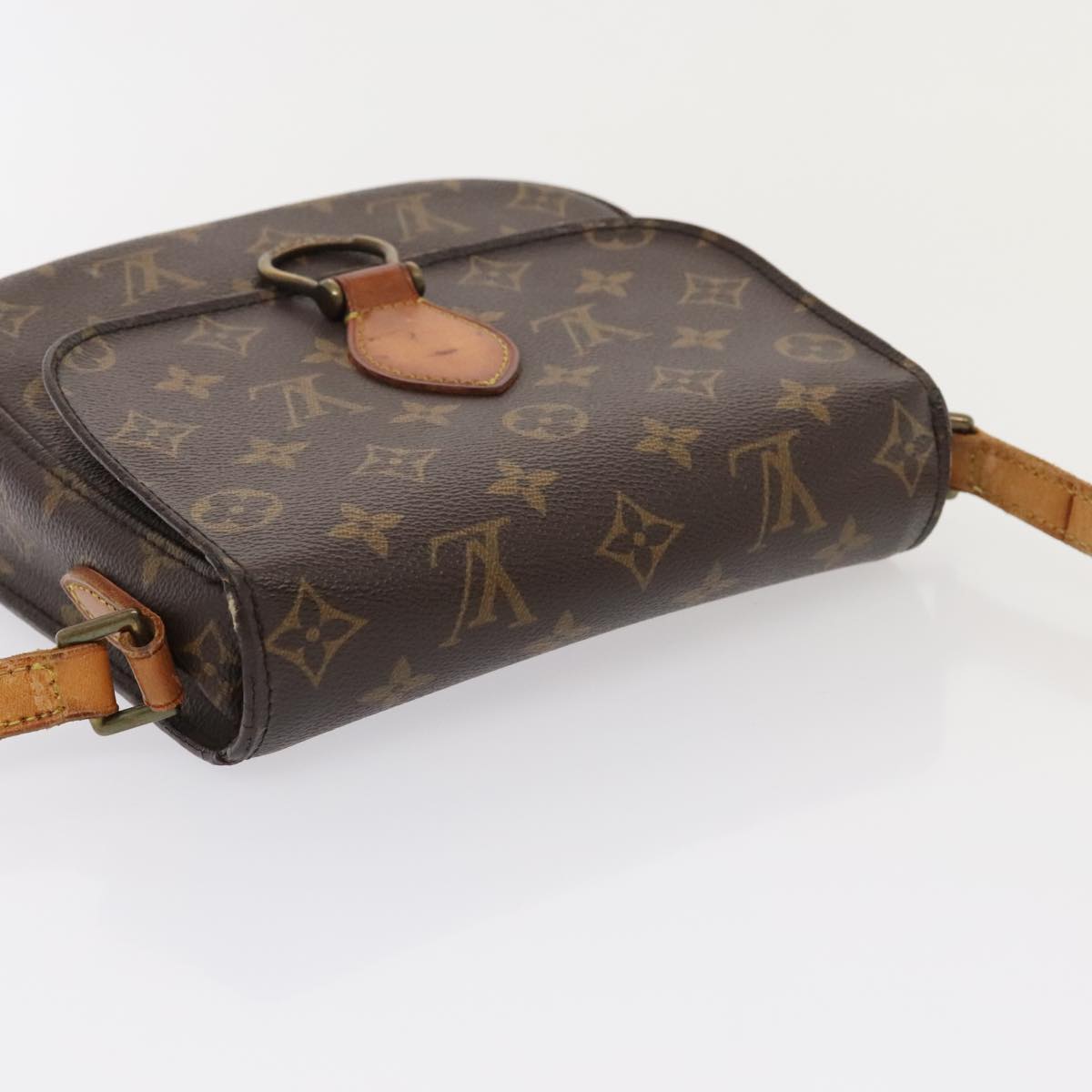 LOUIS VUITTON Monogram Saint Cloud MM Shoulder Bag M51243 LV Auth 93930