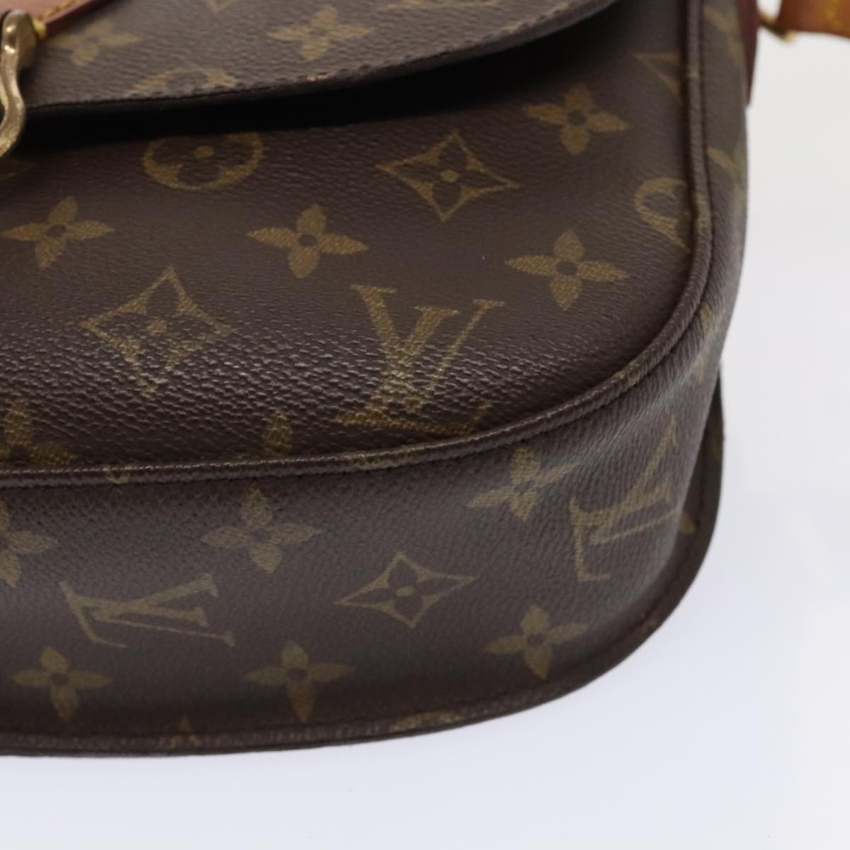 LOUIS VUITTON Monogram Saint Cloud GM Shoulder Bag M51242 LV Auth 93931