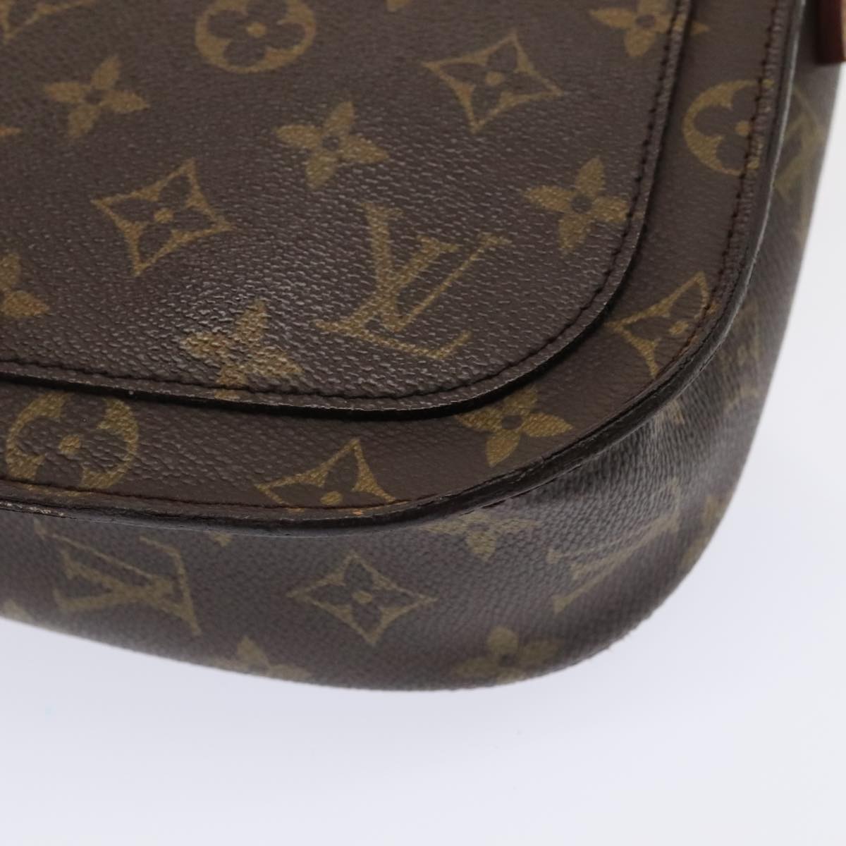 LOUIS VUITTON Monogram Saint Cloud GM Shoulder Bag M51242 LV Auth 93931