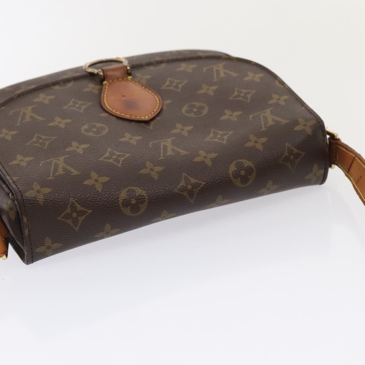 LOUIS VUITTON Monogram Saint Cloud GM Shoulder Bag M51242 LV Auth 93931