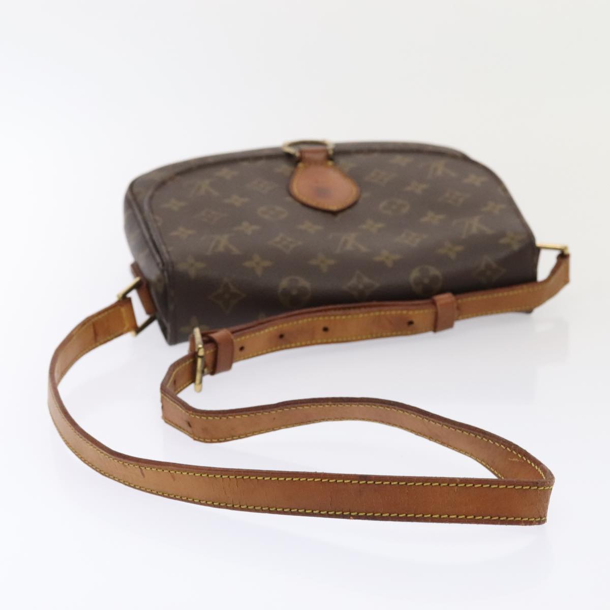 LOUIS VUITTON Monogram Saint Cloud GM Shoulder Bag M51242 LV Auth 93931