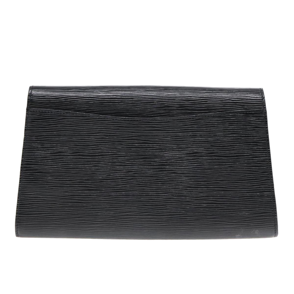 LOUIS VUITTON Epi Art Deco Clutch Bag Black M52632 LV Auth 93934