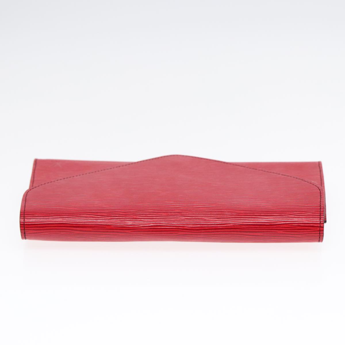 LOUIS VUITTON Epi Art Deco Clutch Bag Red M52637 LV Auth 93938