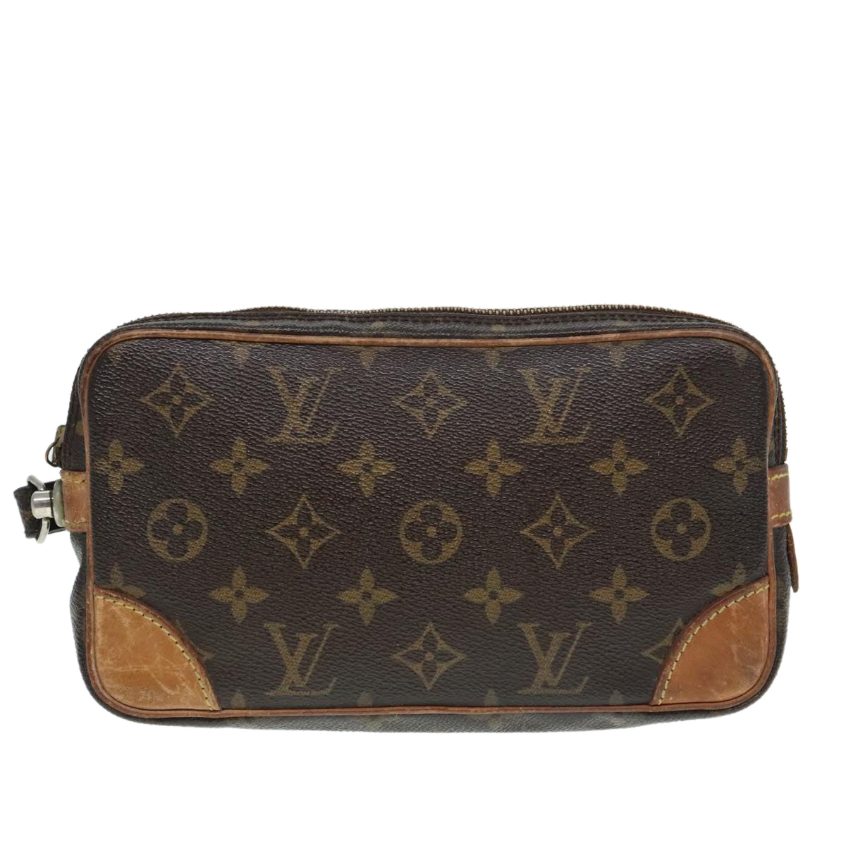 LOUIS VUITTON Monogram Marly Dragonne PM Clutch Bag M51827 LV Auth 93939