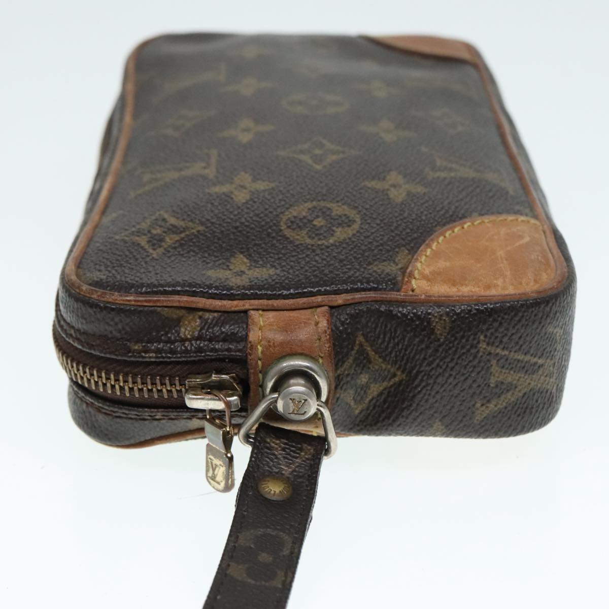 LOUIS VUITTON Monogram Marly Dragonne PM Clutch Bag M51827 LV Auth 93939