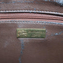 Burberrys Nova Check Shoulder Bag PVC Beige Gold Auth 93955-19