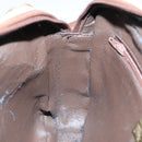 Burberrys Nova Check Shoulder Bag PVC Beige Gold Auth 93955-21