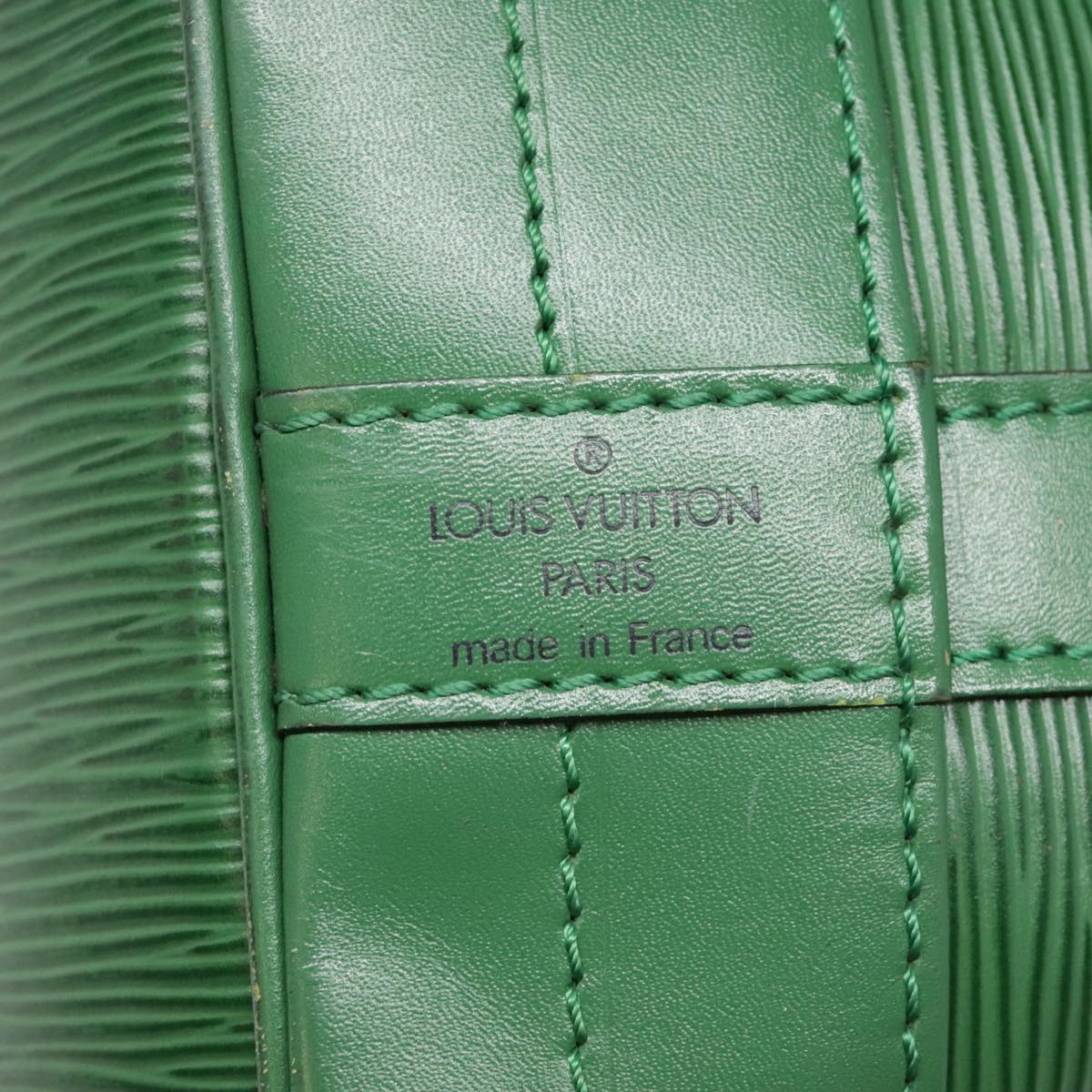 LOUIS VUITTON Epi Noe Shoulder Bag Green M44004 LV Auth 93956