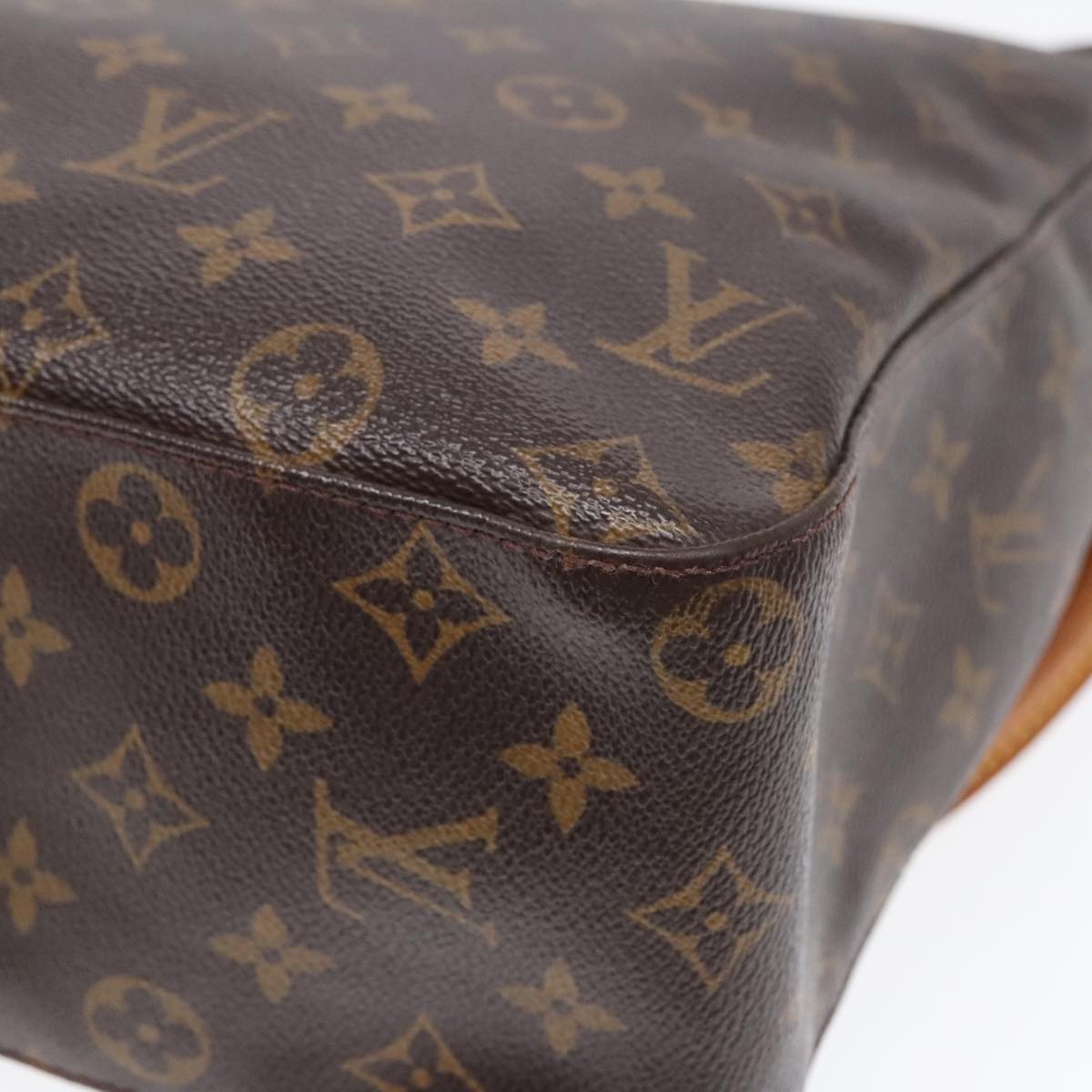 LOUIS VUITTON Monogram Looping GM Shoulder Bag M51145 LV Auth 93963