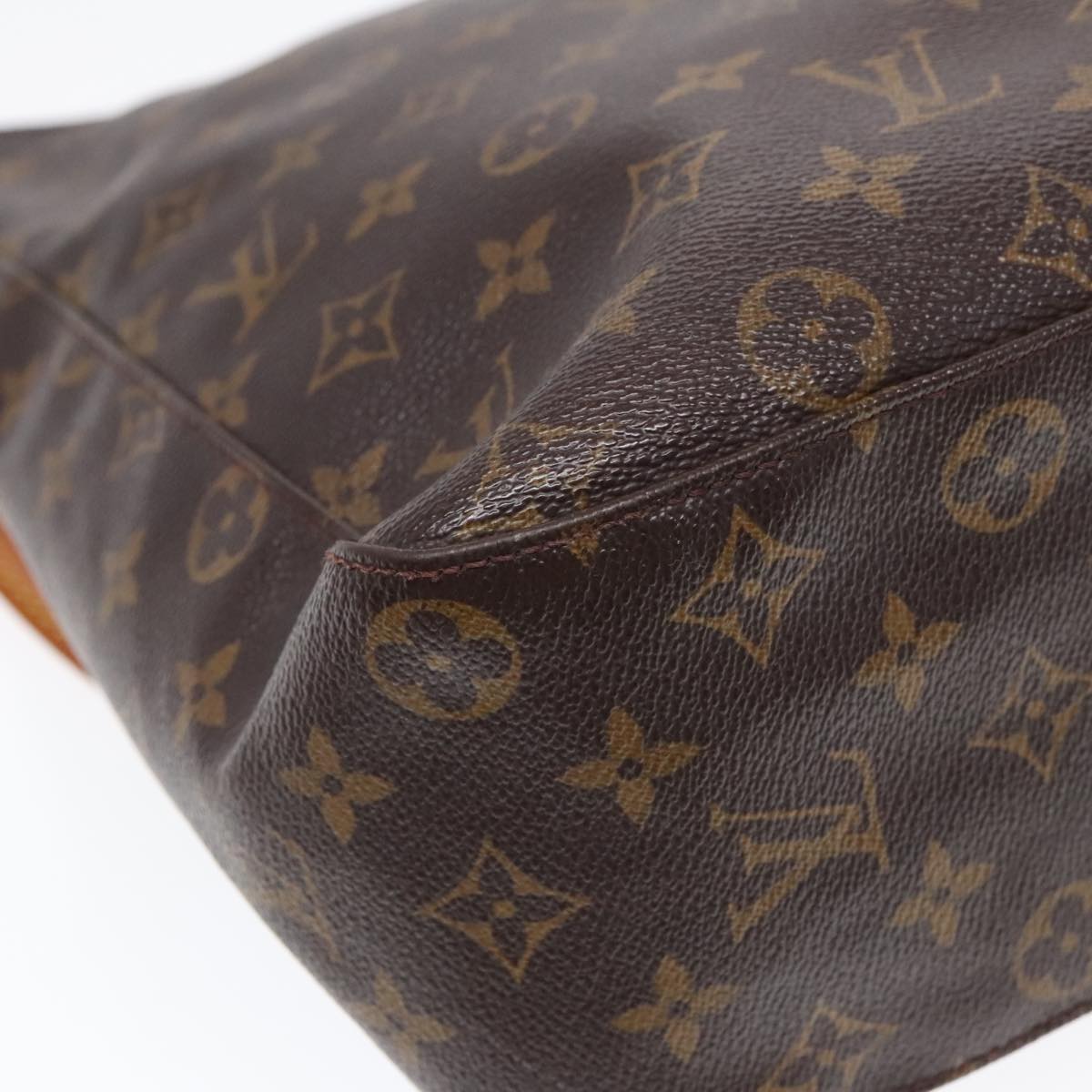 LOUIS VUITTON Monogram Looping GM Shoulder Bag M51145 LV Auth 93963