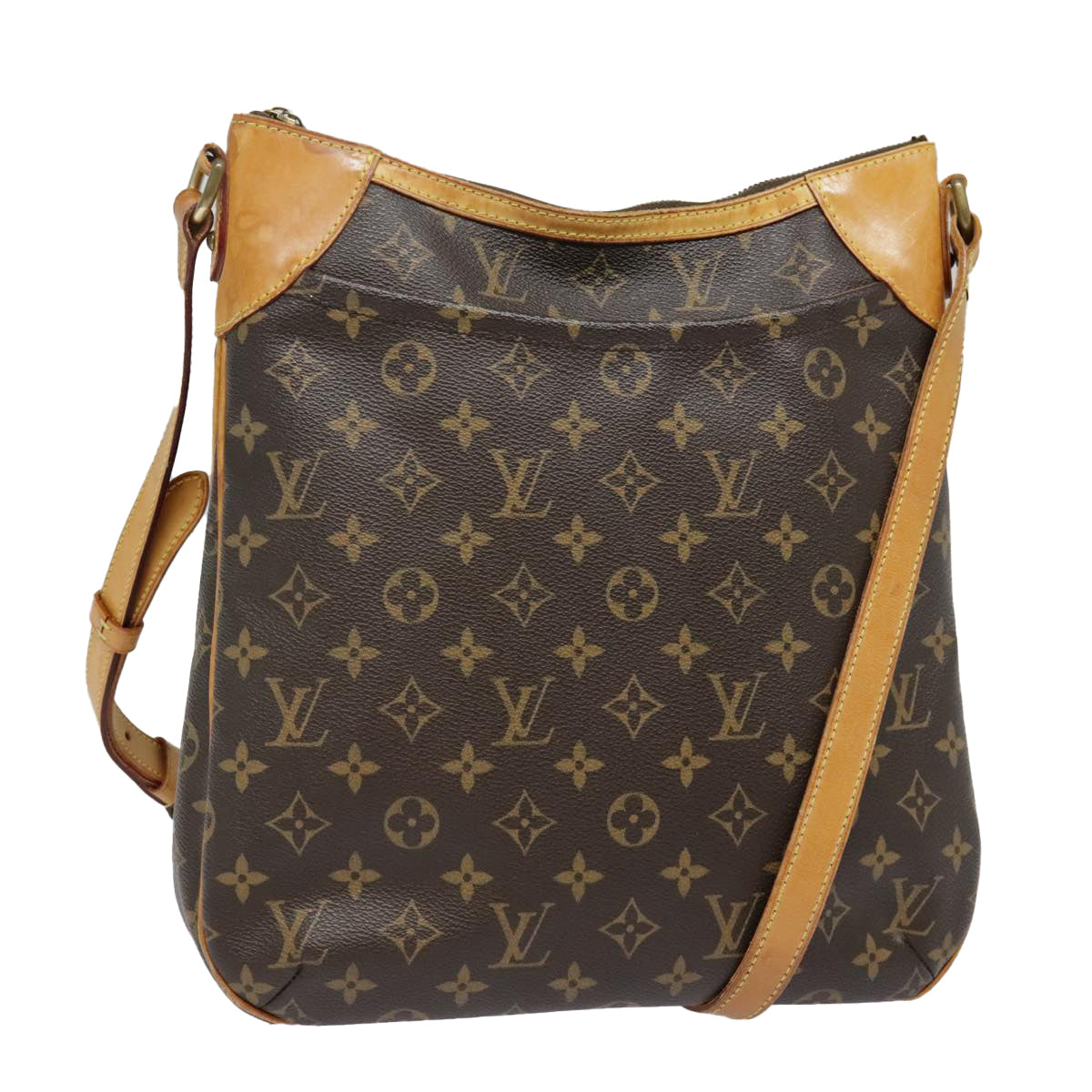 LOUIS VUITTON Monogram Odeon MM Shoulder Bag M56389 LV Auth 93967