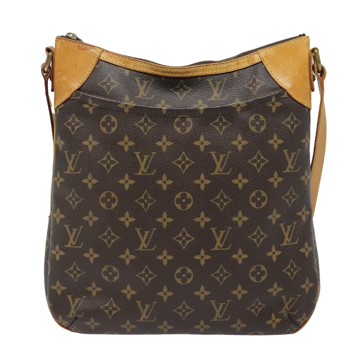 LOUIS VUITTON Monogram Odeon MM Shoulder Bag M56389 LV Auth 93967