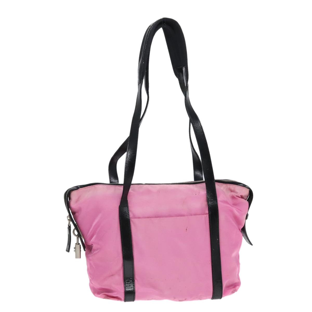 PRADA Shoulder Bag Nylon Pink Auth 93998